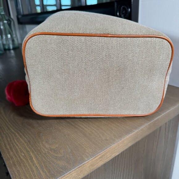 Michael Kors Marina Canvas Drawstring Bucket Bag - Rope & Tassel Detail - Picture 7 of 14